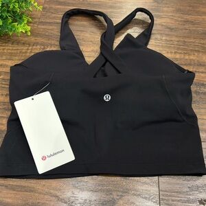 lululemon athletica Black Crop Top